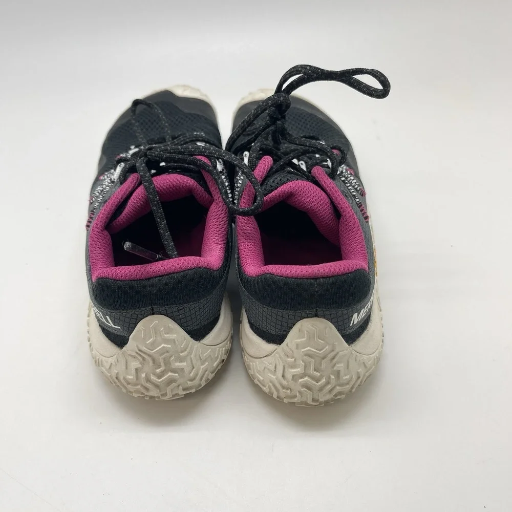 Merrell Sneakers Womens 7 Vapor‎ Glove 7 J067706 Black Hiking Barefoot Shoes